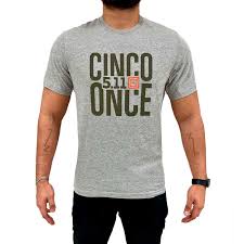 playera heather grey 5.11