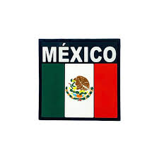 parche bandera mexico marca panther