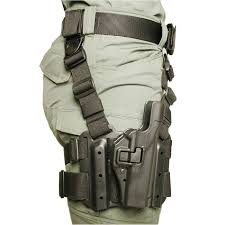 funda piernera derecha serpa nivel 2 para glock 17/19 blackhawk