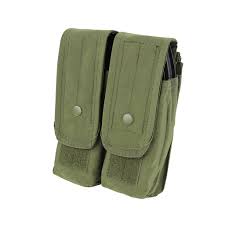 MA6-001 porta cargador doble AR/AK verde condor