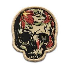 parche tropical skull