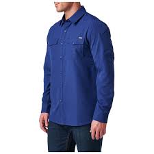 CAMISA MARKSMAN MANGA LARGA BLUE BLOOD 5.11 (72521-622)