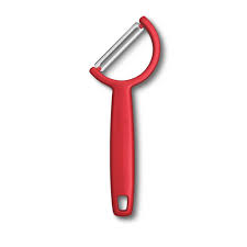 Pelador Rho, recto, un solo filo, rojo victorinox