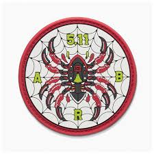 parche bladed spider crimson 5.11