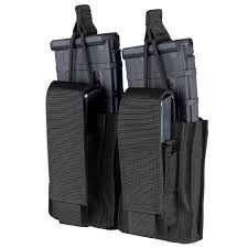porta cargador doble de arma larga y corta negro condor