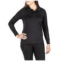 playera polo performance manga larga para dama negra 5.11