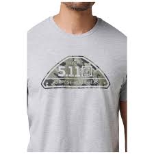 playera camo crest heather grey 5.11