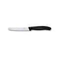 cuchillo para tomates SwissClassic redondo, dentado, negro